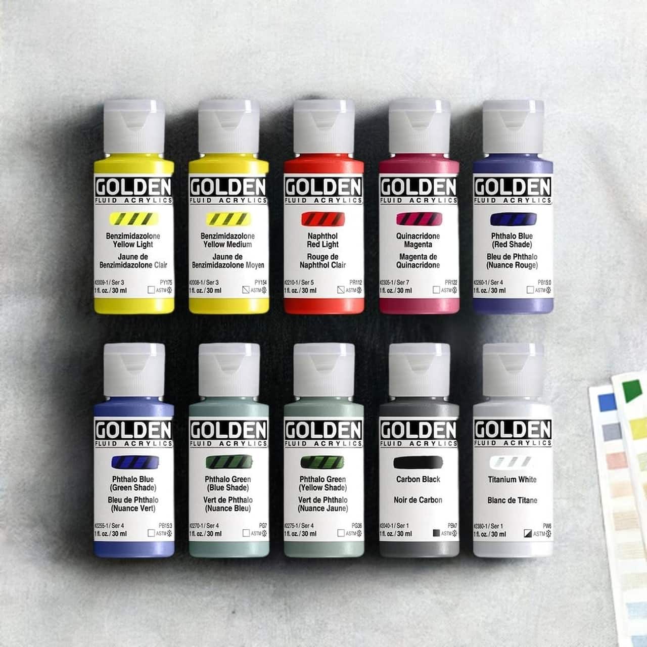 Golden® Fluid Acrylics™ 10 Colour Mixing Set